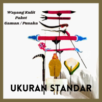 Wayang Kulit Gaman 1 set standar