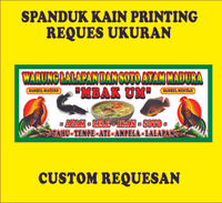 SPANDUK KAIN PECEL LELE / SPANDUK KAIN NASI GORENG / Spanduk Kain Sate