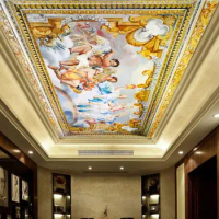 custom 3d ceiling wallpaper Royal Jindian wallpaper wall ceiling wallpaper photo luxury 3d wallpaper for ceiling