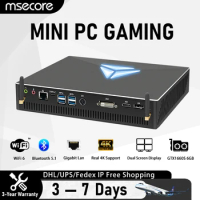MSECORE MV200 Intel Core i9-9900T GTX1660S 6GB Dedicated Card Game Mini PC Windows 11 Desktop Computer NVME SSD 2*DDR4 4K wifi6