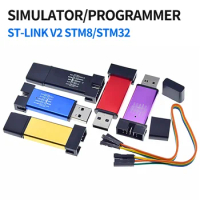 1PCS ST LINK Stlink ST-Link V2 Mini STM8 STM32 Simulator Download Programmer Programming With Cover A41 for arduino