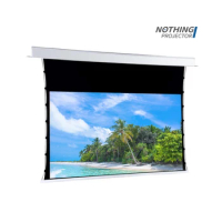 NP 100 Inch Electri Cceiling Drop Down Screen ALR Projection Screen CBSP Motorized Projetor Screen For Laser Beamer