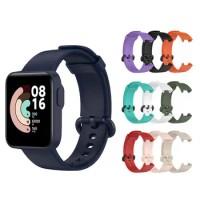 Strap For Mi Watch Lite Wristband Grade Silica Gel Sweatproof Silicone Strap Watchband Soft Compression Molding