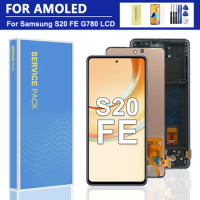 6.5" For AMOLED For Samsung S20 FE LCD SM-G780F SM-G780G Display Screen Digitizer Assembly For Samsung S20 FE 5G G781U