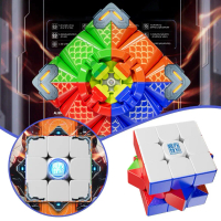 Mainan Mesin Rubik Cube 3x3x3 Edisi Penggantungan Magnetik Mainan Pendidikan Berwarna Pepejal A8S5