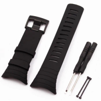 New watch strap silicone strap + buckle fasteners SUUNTO CORE replace the electronic watch watch strap men watch wristband