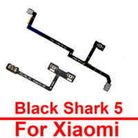 On / Off Power Volume Side Button Flex Cable For Xiaomi Black Shark 5 Power Button Volume Switch Flex Ribbon Repair Spare Parts