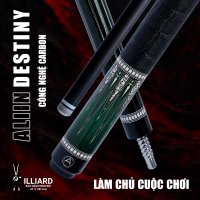 [BẢO HÀNH TRỌN ĐỜI] XBILLIARD Cơ Bida Carbon ALLIN DESTINY Ngọn A0 Full Carbon Công Nghệ Cứng Cáp Hỗ