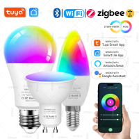 Hot Stock GU10 Bulb | Tuya Zigbee, Wi‑Fi, Bluetooth | E27/E14/GU10 | LED Bulb | Smart Life App Contr