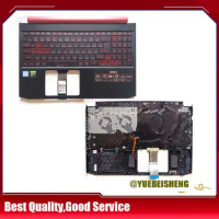 YUEBEISH 98%ew/org For Acer Nitro 5 r Nitro 5 AN515-54 Palmrest US keyboard upper cover Backlit
