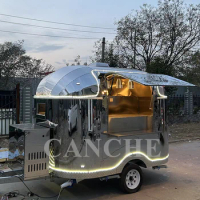 Factory street food carts Hot Dog Fast Food Truck Food Trailers Chinese