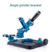 DIY Angle Grinder Stand Grinder Holder Cutter Support Bracket Adustable Angle, With Dust Cover Cutting Machine For 100-125 Type