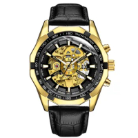 MG.ORKINA men's fashion watch full automatic mechanical watch hollow carved waterproof watch fashion Wristwatch