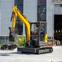 Original Design Used Japanese Mini Excavator 3.5Ton 4Ton Mini Digger Excavator With EUROV/EPA Kubota D1703 Engine