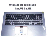 Rus US Arabic Keyboard for ASUS VivoBook S15 S530FN S530F S530 S530UN X530 X530UN X530UA With Backlit
