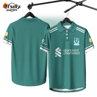 [Ofsdiy] Liverpool Shirt 2025 Liverpool Jersey 2025/26 Polo Shirt for Men Plus Size, Breathable and 
