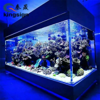 KINGSIGN huge glass tank jellyfish aquarium high quality acrylic glass tank customized plexiglass tank