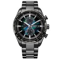 送禮首選★CITIZEN星辰 GENT S系列 宇宙幻彩限定款 光動能電波鈦金屬腕錶42mm/AT8286-65E 附提袋