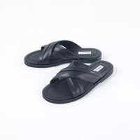 BALLY Sandal BALLY GHERRY BOVINE PLAIN BLACK STRAP SANDAL 100% ORIGINAL