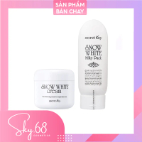 Combo Kem Tắm - Kem Dưỡng Sáng Da Secret Key Snow White