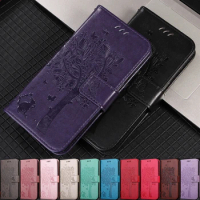 Flip Wallet Case For Honor X6 X7 X8 X9 X7A X8A X9A X30 X30i X40 Magic 4 5 Lite Honor 70 50 30 20 Pro 10 Lite 3D Tree Phone Cover