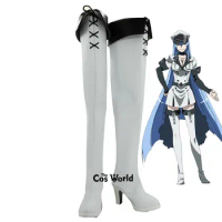 Akame ga KILL! Esdese Esdeath Anime Customize Cosplay High Heels Shoes Boots