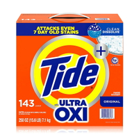 Tide 濃縮OXI亮白護色洗衣粉 250oz/7.1kg