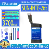 YKaiserin Battery SUN-INTE-265 3700mAh For JBL PartyBox On-The-Go Speaker