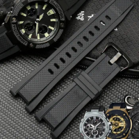 26*14 Rubber watchband for Casio GST Series GST-210/W300/400G/B100 Waterproof Silicone watch band men straps Accessorie