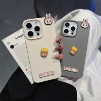 เคสโทรศัพท์ เข้ากันได้กับตุ๊กตา Iphone16/15 14promax รวมทุกอย่าง I13/I12promax/11 วัสดุอ่อนนุ่ม T4b0