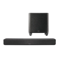 【Denon 天龍】HOME 550 Soundbar+重低音組合(黑色)