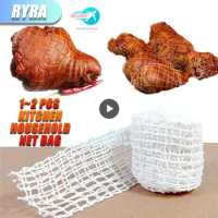 1/2PCS 3Meters Cotton Meat Net Ham Sausage Net Butcher's String Sausage Roll Hot Dog Sausage Casing Packaging Tools Meat Cooking