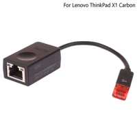 Original For ThinkPad X1 Carbon Ethernet Extension Cable adapter 4X90F84315