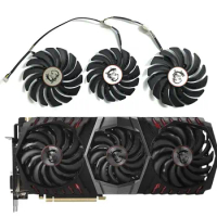 PLD10010S12HH PLD09210S12HH 4pin GTX1080 TI GPU Cooler for MSI GEFORCE GTX 1080 Ti Gaming X Trio Graphics Card Cooling Fan