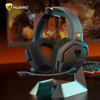 ชุดหูฟังสำหรับเล่นเกม, NUBWO G06, เข้ากันได้กับ PS5, PS4, XBOX, PC, Mac, เวลาแฝงต่ำเป็นพิเศษ 2.4GHz,