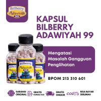 KAPSUL BILBERRY ADAWIYAH 99 ISI 60|SUPLEMEN MATA | PENJAGA KESEHATAN MATA