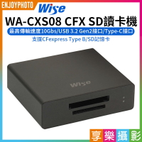 【199超取免運】[享樂攝影]【Wise WA-CXS08 CFX SD讀卡機】支援CFexpress Type B記憶卡 USB3.2 Gen2 Type-C【APP下單跨店最高20%點數回饋!!】