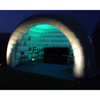 inflatable meeting tent,giant inflatable white dome igloo tents,air dome shaped tent inflatable igloo tent with led lights