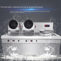 Automatic Cooker Fried Noodles Machine Multi-Function Canteen Fried Rice Robot Gas Frying Pan
