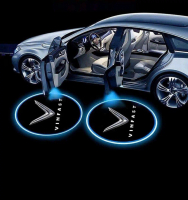 Bộ 2 Đèn Led Cảm Biến Cảnh Báo Mở Cửa Xe Ô Tô Chiếu Logo Hãng, Nhiều Mẫu khaihuyauto
