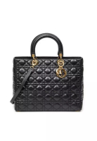 Dior Pre-Loved Large Lady Dior Zip