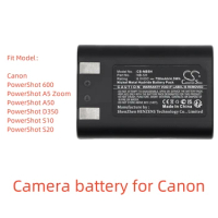 CS Ni-MH Camera battery for Canon,6.0V,750mAh,PowerShot 600 PowerShot A5 Zoom,NB-5H