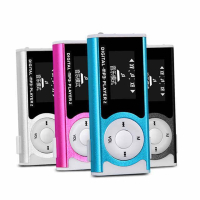 MP3เครื่องเล่นเพลงกีฬา Walkman mini USB คลิปหน้าจอ LCD MP3 Media Player รองรับ16GB การ์ด Micro SD ภายนอกแบบพกพา MP3 Player