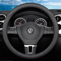 Car Steering Wheel Cover For Volkswagen VW Golf 5 Mk5 VW Passat B6 Jetta 5 Mk5 Tiguan Auto interior accessories