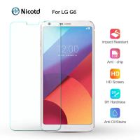 Pelindung Skrin Kaca Bajaan, untuk LG G6, Saput Perlindungan Telefon 9H, Serasi dengan LG G6, G6 +, 