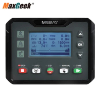 Maxgeek MEBAY DC42S Genset Controller Genset Control Module Panel with Mains Monitoring and AMF