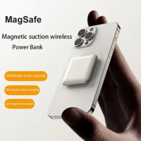 Mini Power Bank 50000mAh Fast Charging Magnetic Wireless Power Bank For Xiaomi IPhone 13 14 ProMax 12 Portable External Battery