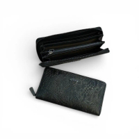 Berliano Leather  Zippy Wallet Berliano - Dompet Panjang Wanita Kulit Sapi Asli Motif Batik Indonesi