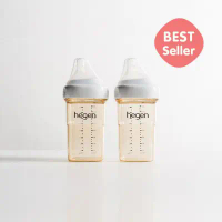 hegen 小金奶瓶大寶成長組(寬口奶瓶 240ml (雙瓶組)+330ml (雙瓶組))