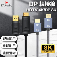 DP線 DP轉HDTV線 4K【1.5M】 電腦螢幕 電視 投影機 轉接線 轉接頭